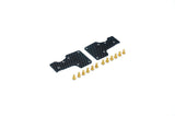 Koswork Kyosho Rear Arm Stiffeners Set Top 1.5mm Carbon Graphite (w/Screws) MP11  KOS04381-13
