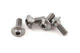 1UP Racing Pro Duty Titanium ServoLock Screws (3x8mm)