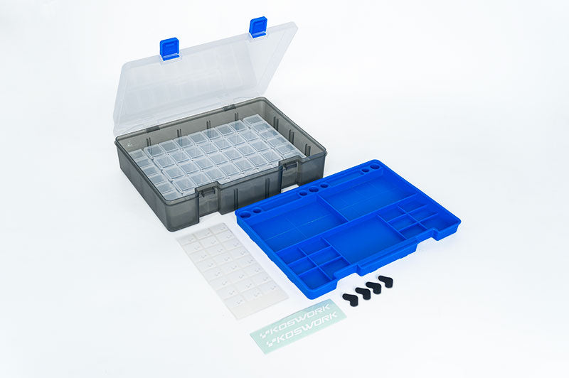 Koswork KOS32111 Tool Box + 7×7 Parts Box + KOS32101 Parts Tray