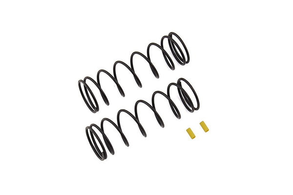 Team Associated FRONT SPRINGS V2, YELLOW [5.7 lb/in], L70, 8.5T, 1.6D