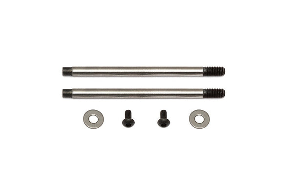 Team Associated 3x27.5 SHOCK SHAFT V2, CHROME