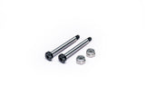 Koswork RC10 Hardened Hinge Pin w/locknuts (2) 2WD/4WD Team Associated KOS04191