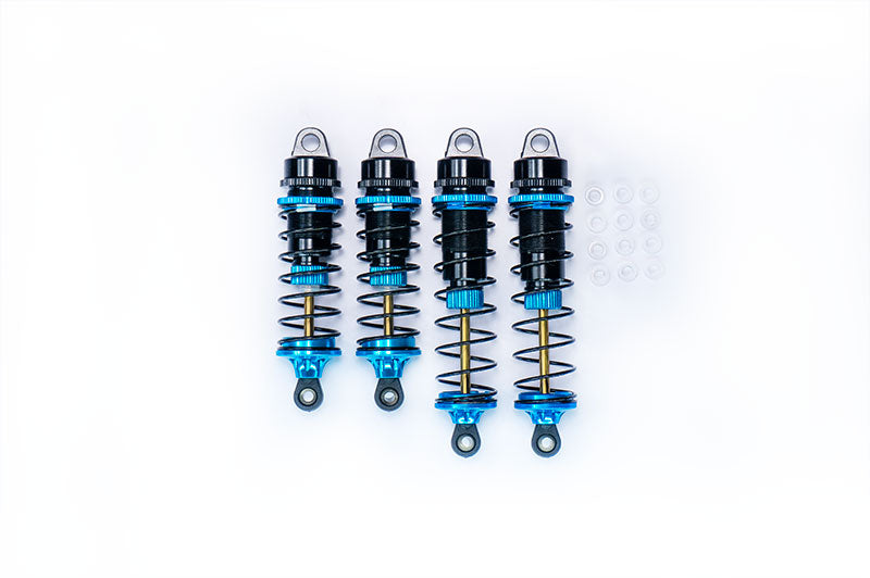 Koswork RC10 12mm Gold / Blue Big Bore Buggy Shock Set (F