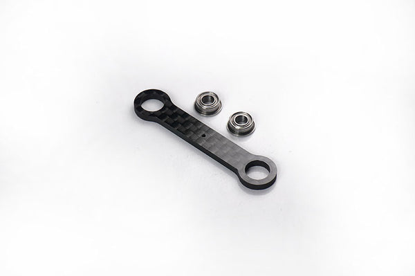 Koswork Kyosho Ultima & JJ Carbon Steering Link Plate Set (w/bearings)