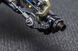 Koswork Kyosho (-2&nbsp;&amp;&nbsp;Stock) Steering Arm / Front Knucle Plate Set 3mm Carbon Graphite MP11  KOS04381-05