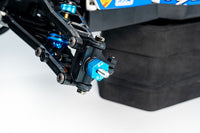 Koswork Tamiya 6mm Aluminum Clamping Wheel Hex (4) Blue