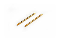 Koswork Rear Shock Shaft TiN Coated 3x47.75mm (2) 12mm & 13mm Shock AE 27.5mm KOS04826