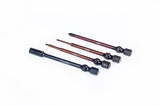 Koswork Mini-Z 4pcs Mini Car Tool Set (H1.5, N4.5, P00 & P1) 1/4" Drive Hex