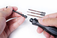 Koswork Mini-Z 4pcs Mini Car Tool Set (H1.5, N4.5, P00 & P1) 1/4" Drive Hex