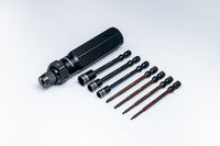 Koswork Associated RC10 T1 Alum 1/4″ Drive Handle Standard Hex Wrench Nut Driver Tool Set (7pcs) KOS13207-T1RC10