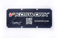 Koswork 180x75cm Fabric Banner Deep Gray