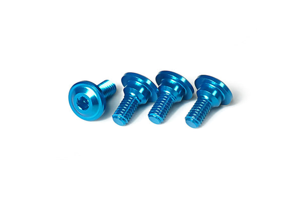 Koswork Aluminum 7075 Servo Screw 3x7mm Blue (4)