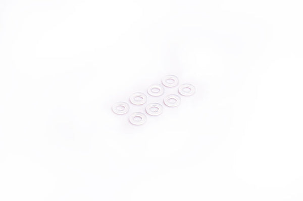 Koswork 2x4x0.25mm / 0.5mm  2mm Nylon Washer / Shim White (8) KOS40204-025NY/KOS40204-05NY