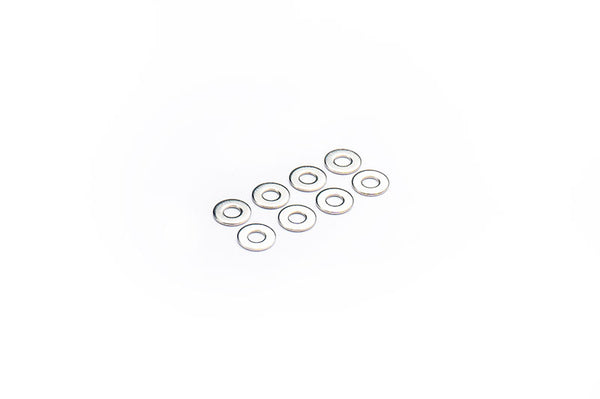 Koswork 2.5x6x0.5mm 2.5mm Steel Washer / Shim Shiny (8)  KOS402506-05