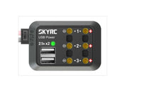 SKYRC SK-600114-03 DC Power Distributor x3 / USB Power x2 w/ XT60 Plug