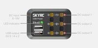 SKYRC SK-600114-03 DC Power Distributor x3 / USB Power x2 w/ XT60 Plug