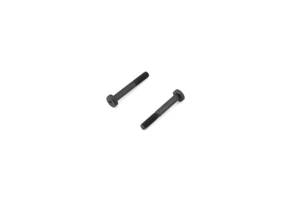 Tekno Steering Link Screws (black, steel, 2pcs) w/o header card