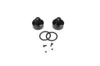 Tekno Shock Caps (7075, emulsion/vented/standard, black ano, 2pcs) w/o header card
