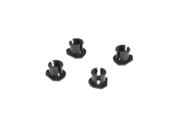 Tekno Shock Cap Bushings (4pcs, requires TKR8727) w/o header card