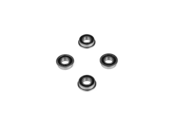 Tekno Ball Bearing (8X16x5mm, flanged, shielded, 4pcs) w/o header card