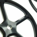 Yeah Racing YT-0069BK Aluminum Set Up Wheels For 1/10 RC Touring Car (Black)