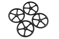 Yeah Racing YT-0069BK Aluminum Set Up Wheels For 1/10 RC Touring Car (Black)