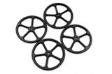 Yeah Racing YT-0069BK Aluminum Set Up Wheels For 1/10 RC Touring Car (Black)