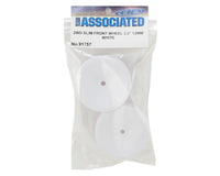 Team Associated 12mm Hex 2.2" "Slim" Front Buggy Wheels (White) (2) (B6)