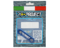 RC Project Ergal Aluminum One Piece 1/8 Wing Button (Blue) (Buggy/Truggy)