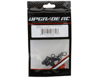 UpGrade RC 1/10 Body Clips with Aluminum Pull Handles (Red)(Black) (4)