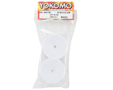 Yokomo 12mm Hex 1/10 Rear Buggy Wheels (White) (2) (YZ-2/YZ-4/B-MAX)