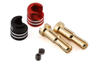 1UP Racing Heatsink Bullet Plug Grips w/4-5mm Bullets (Black/Red)