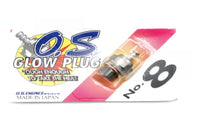 O.S. No.8 Short Body Standard Glow Plug "Medium" DG