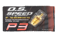 O.S. P3 Gold Turbo Glow Plug "Ultra Hot"