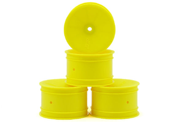 JConcepts 12mm Hex Mono 2.2 Rear Wheels (4) (B6/B74/RB6) (Yellow)