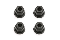 Team Associated RC10 Locknuts, 4-40/5-40, flanged, black nylon