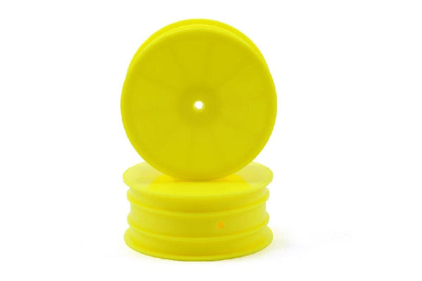 Yokomo 12mm Hex 1/10 4WD Front Buggy Wheels (Yellow) (2) (YZ-4/B-MAX4)