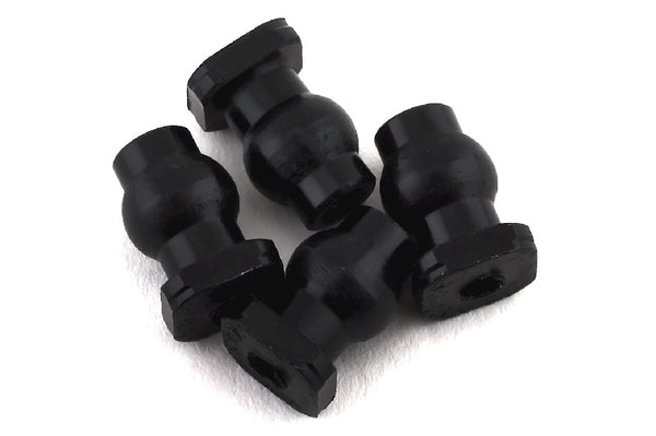 JQRacing 7mm Aluminum Lightweight Threaded Ball w/Nut (4)