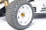 KOSWORK KYOSHO M4 ALUMINUM FLANGED NYLON LOCK NUTS GOLD (4) MID/TURBO/OPTIMA/JAVELIN/ULTIMA