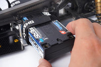 Koswork Kyosho Mid Optima 2022 Carbon Shorty Lipo Battery Mount Set KOS04323