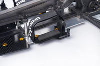 Koswork Kyosho Mid Optima 2022 Carbon Shorty Lipo Battery Mount Set KOS04323