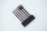 Koswork Nut Driver/Hex Wrench Tip Set 1.5, 2.0, 2.5, 3.0mm Hex & 5.5, 7mm Nut Driver 1/4" Drive Hex