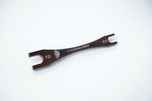 Koswork Steel Turnbuckle Wrench 5.5mm & 7.0mm (For 3mm & 4mm Nut)