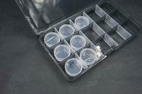 Koswork Clear Round Container (w/lid, ID 25mm, H12mm) (10pcs)