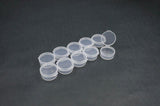 Koswork Clear Round Container (w/lid, ID 25mm, H12mm) (10pcs)