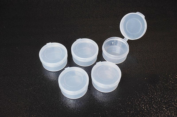 Koswork Clear Round Container (w/lid, ID 29mm, H15mm) (5pcs)