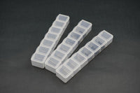 Koswork 7 Compartments Parts Box 165x34x25mm (3 sets)