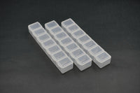 Koswork 7 Compartments Parts Box 165x34x25mm (3 sets)