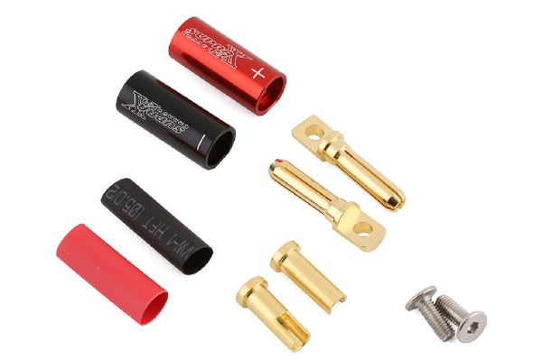 RCPROPLUS RC4 4mm Bullet Connector Set w/Aluminum Housing
