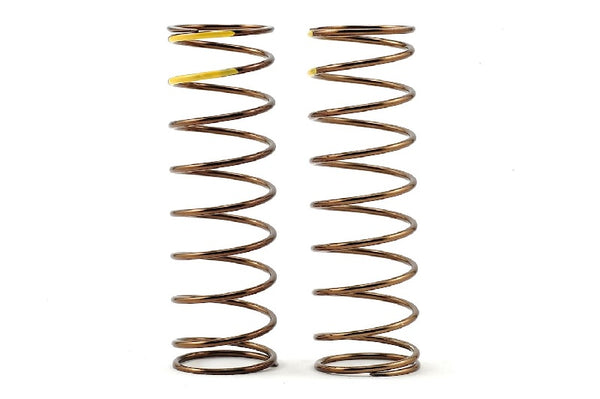 Tekno RC Low Frequency 75mm Front Shock Spring Set (Yellow - 4.47lb/in) (1.6x9.7)